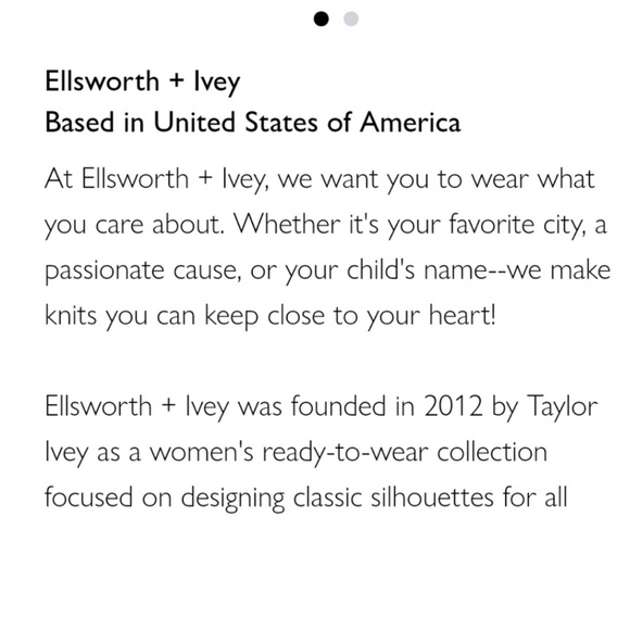 Ellsworth & Ivy MONTAUK cotton sweater. - Picture 8 of 8